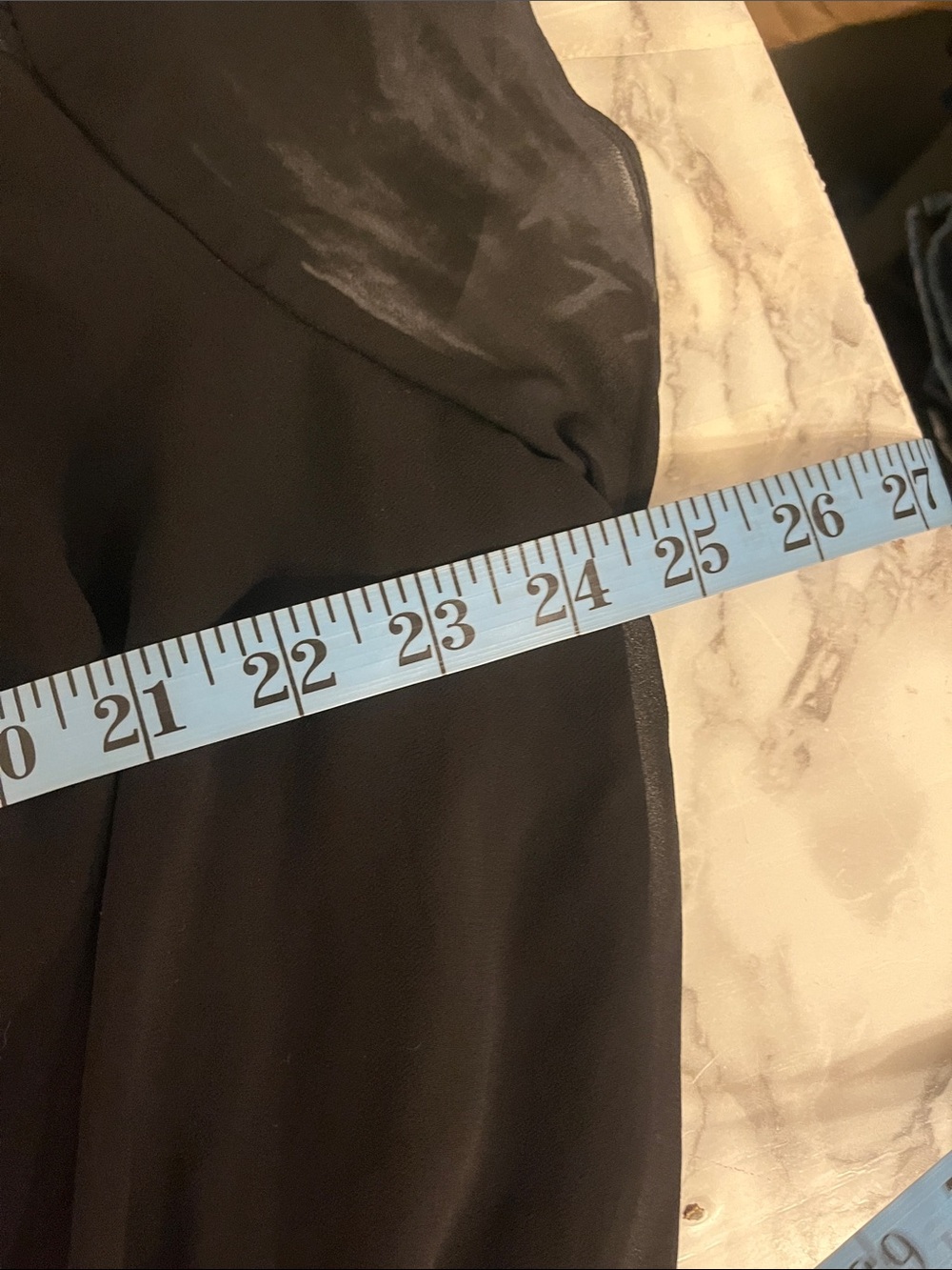 MICHEL STUDIO Black Chiffon Dress with Green Vertical Lines Skirt Size 24 - Picture 6 of 11